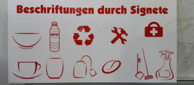 Spezifische Beschriftung